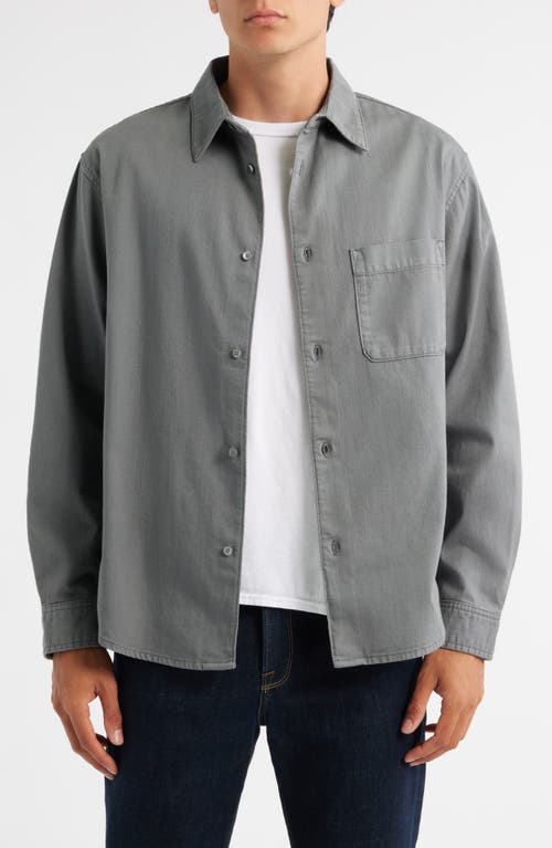 Frame Modern Button-up Shirt In Gray