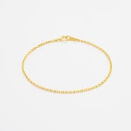 7879 Wide Diamond Cut Cable Chain Bracelet