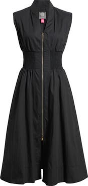 Vince Camuto Sleeveless Cotton Midi Dress