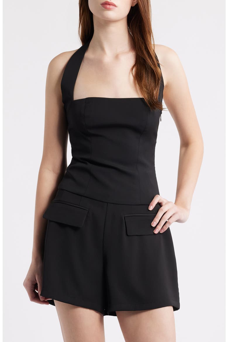 The Ultimate Muse Halter Top, Main, color, BLACK