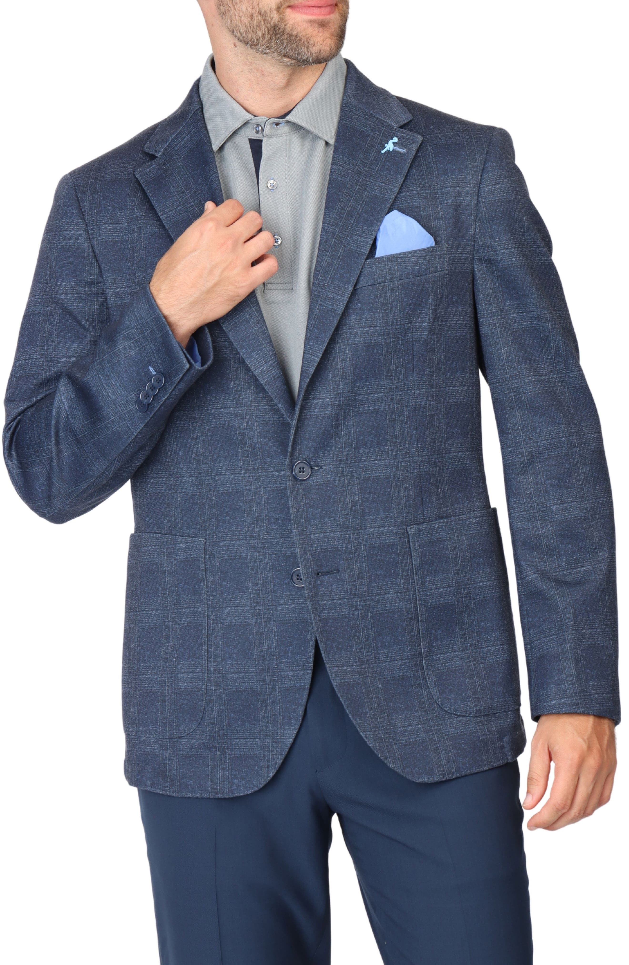 TailorByrd Unconstructed Shadowplaid Sport Coat