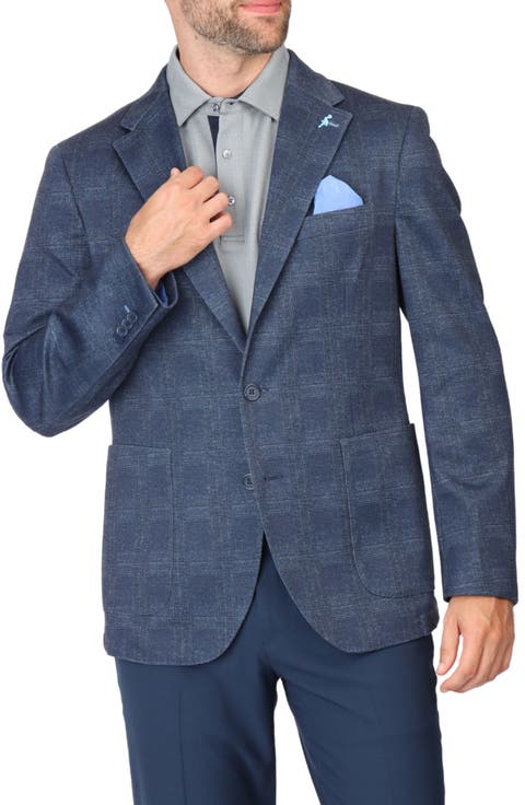 Unconstructed Shadowplaid Sport Coat