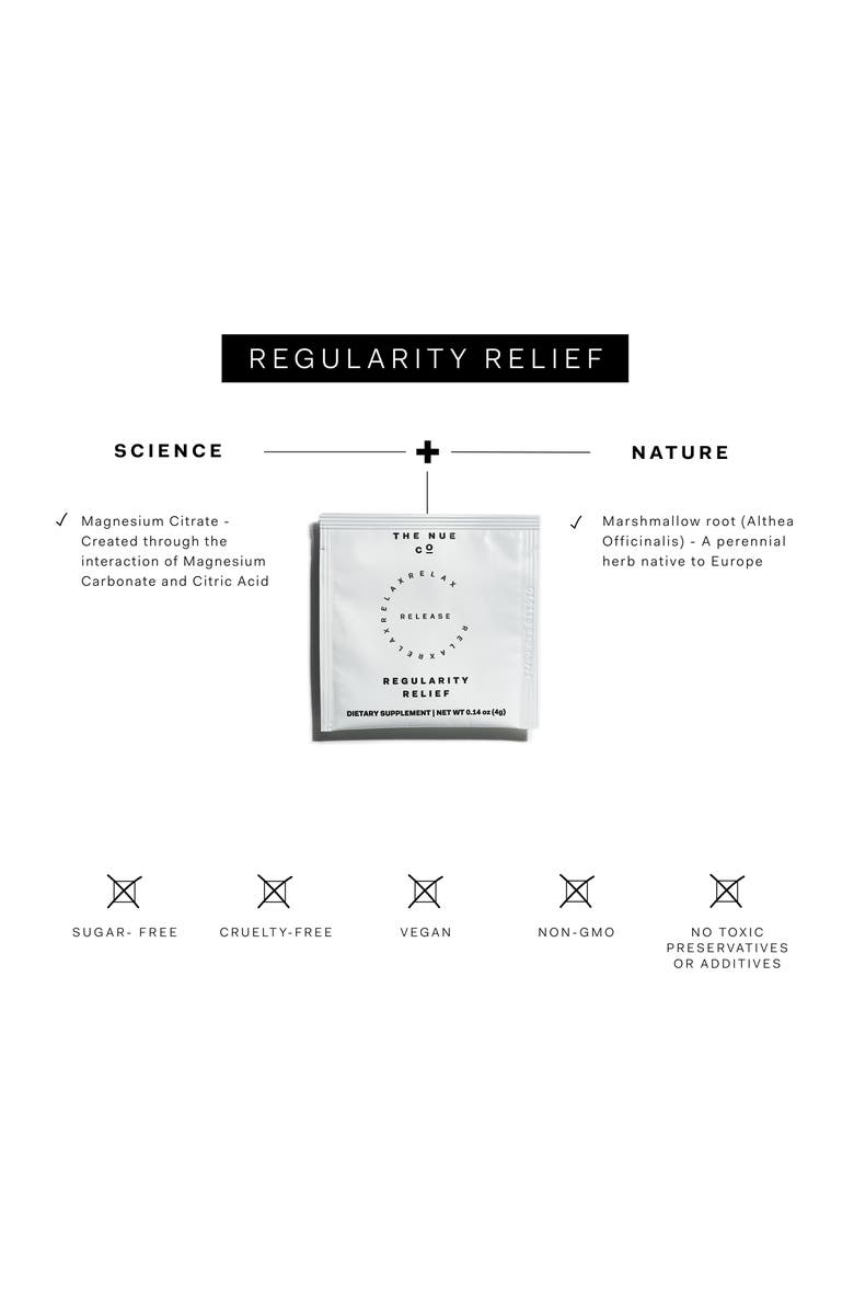 The Nue Co Regularity Relief Dietary Supplement, Alternate, color,