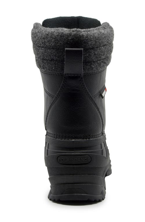 Polar Range Fowler Waterproof Snow Boot In Black