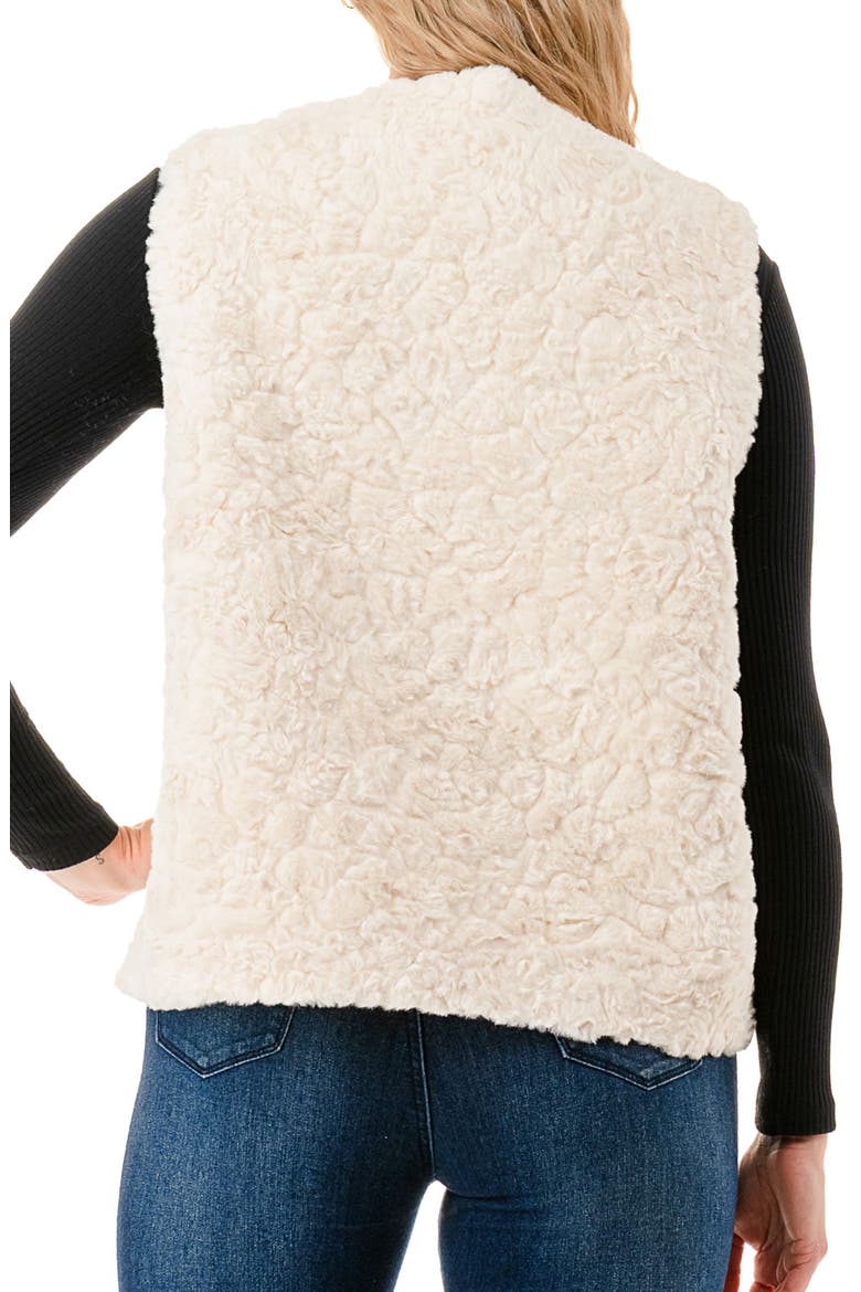 Faux Fur Vest, Alternate, color, IVORY