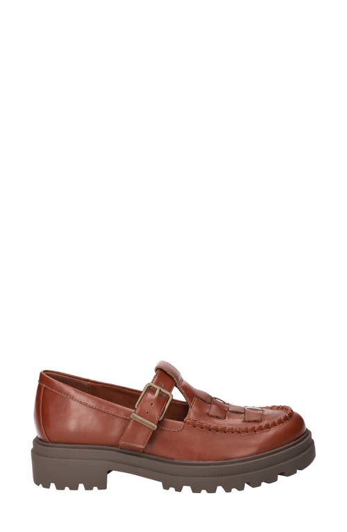 Bella Vita Makell Lug Sole Loafer In Brown