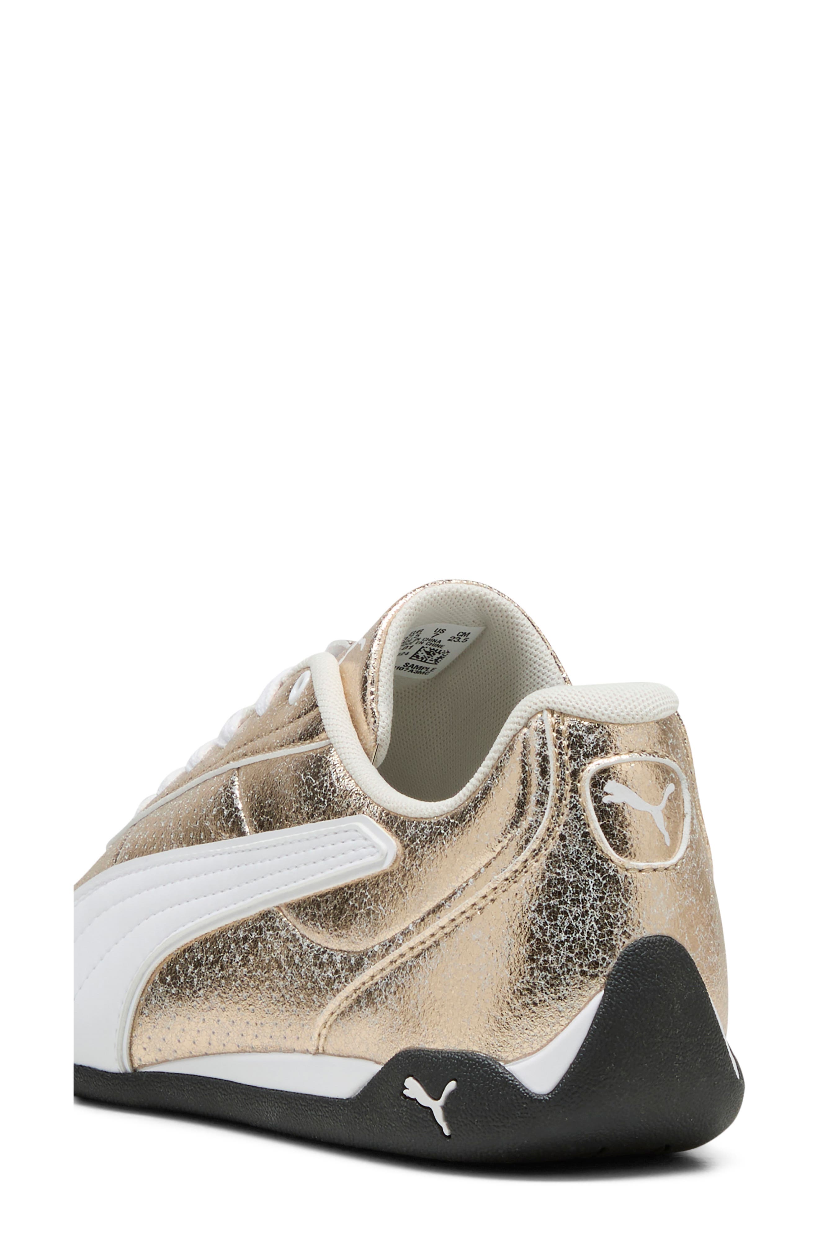 Replicat-X Metallic Sneaker, Alternate, color, PUMA GOLD/ PUMA WHITE