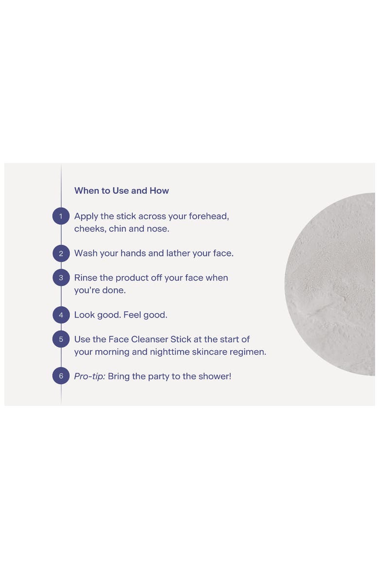 Eucalyptus Face Cleanser Stick, Alternate, color, NO COLOR