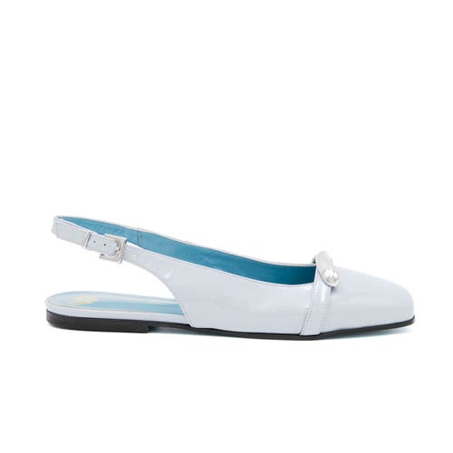 Valentina Rangoni Brina Slingback Flats For Women In White