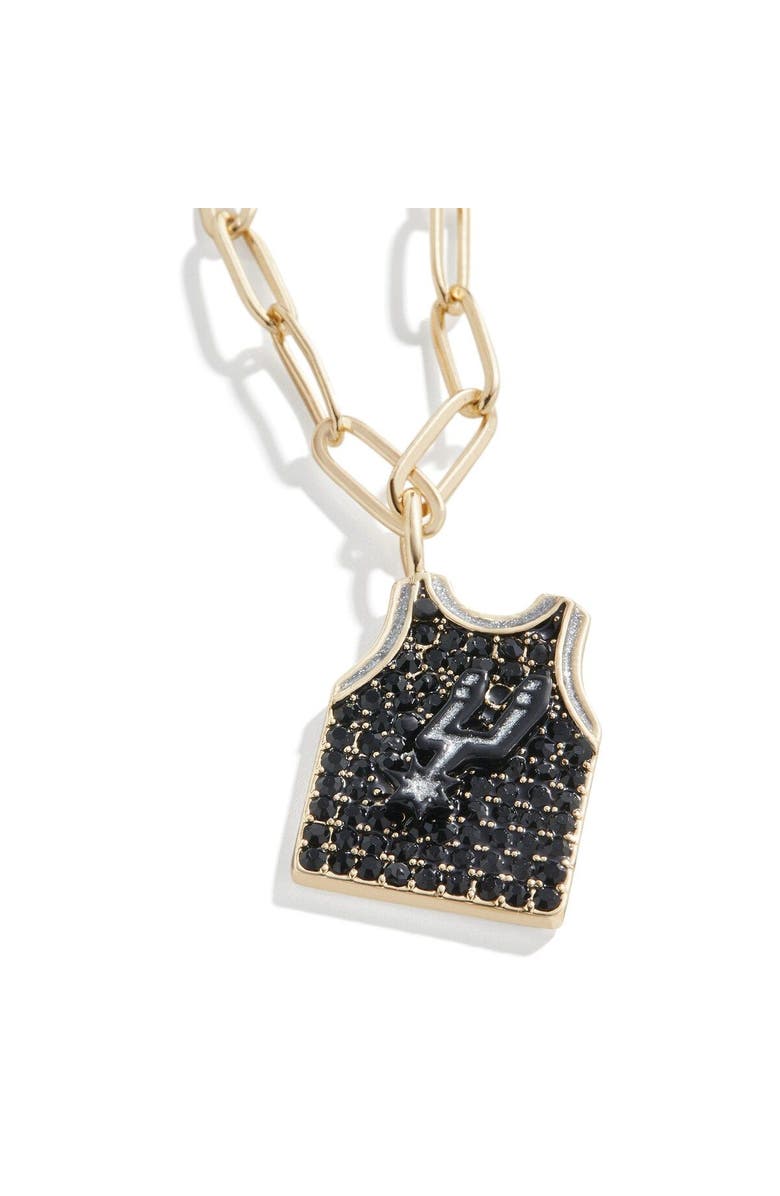 BaubleBar San Antonio Spurs Team Jersey Necklace, Alternate, color, 
