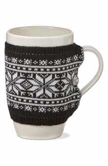 tag Snowflake Knit Cover & Mug Set