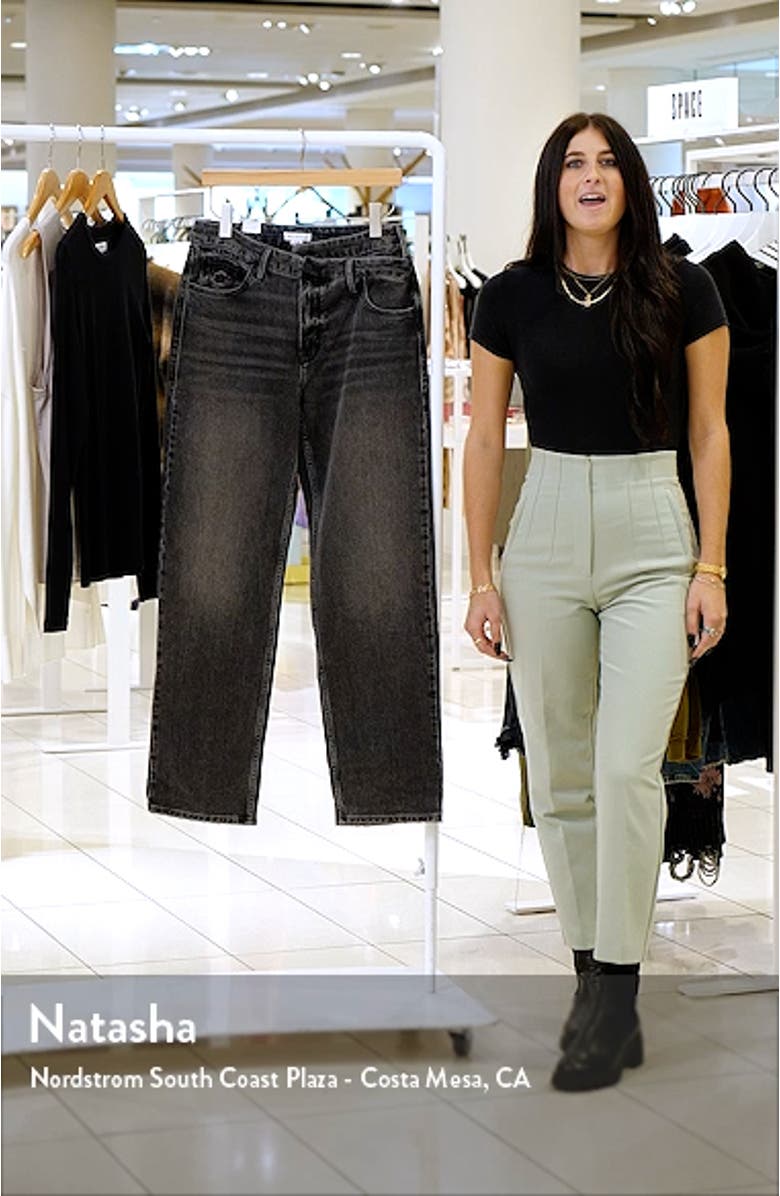 Good 90s High Waist Crossover Waistband Nonstretch Jeans, sales video thumbnail