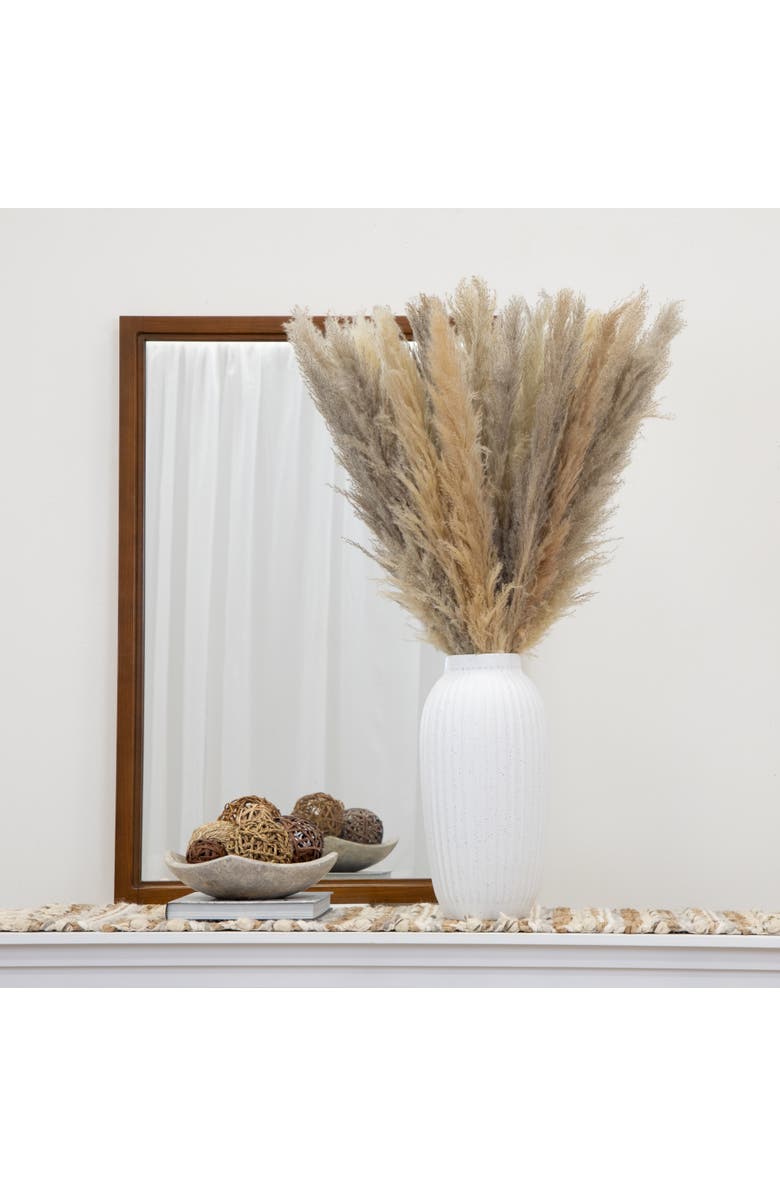 NEARLY NATURAL 33-in Dried Natural Pampas Grass Bundle - Set of 48, Alternate, color, Beige