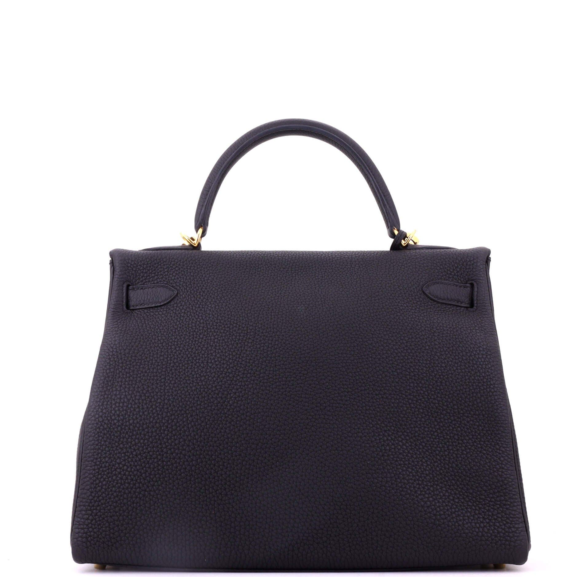 Kelly Handbag Black Togo with Gold Hardware 32, Alternate, color, Black