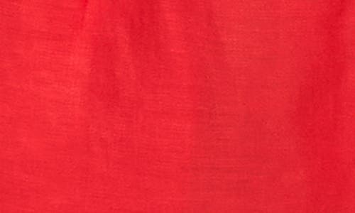 L*space Lspace Lia Linen Cover-up Shorts In Red