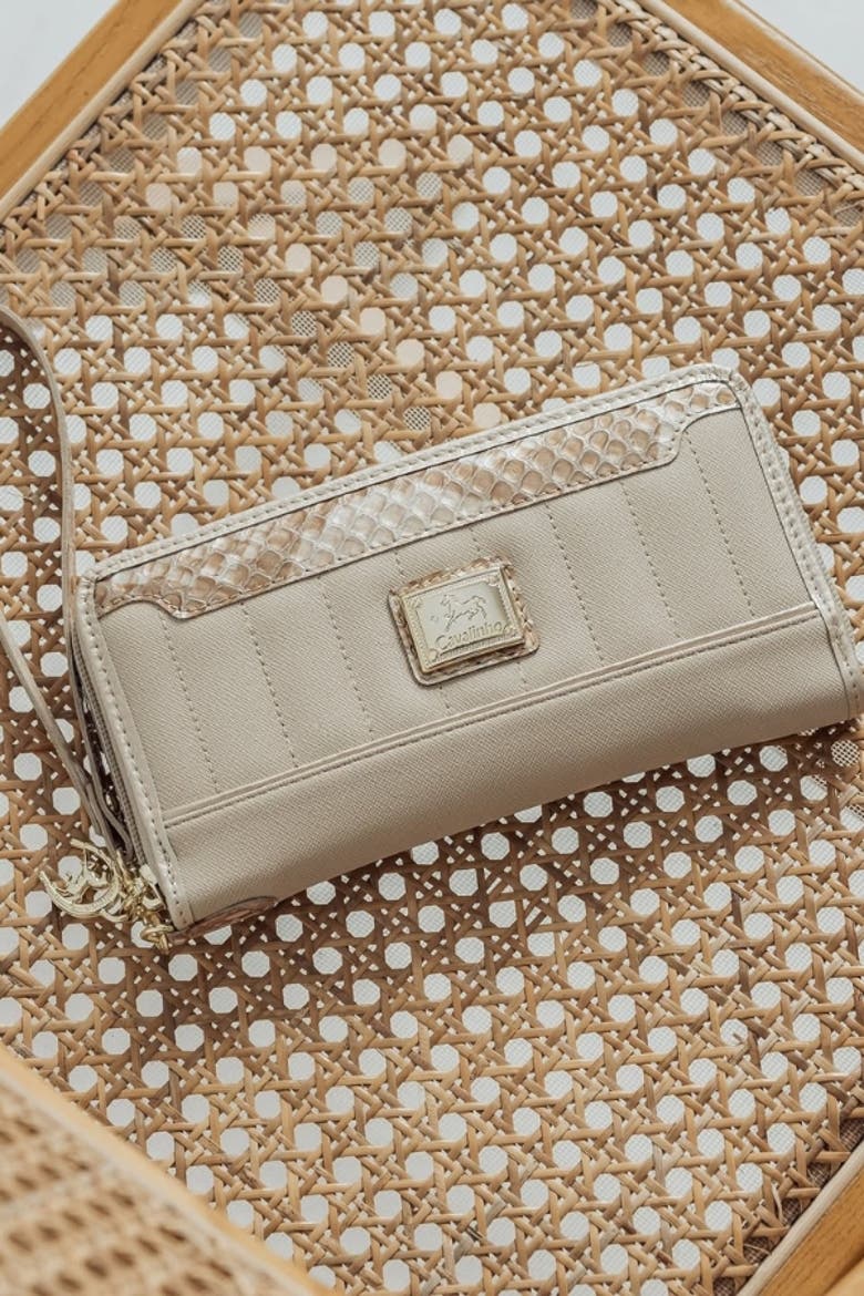 Grace Wristlet Wallet 212, Alternate, color, Beige