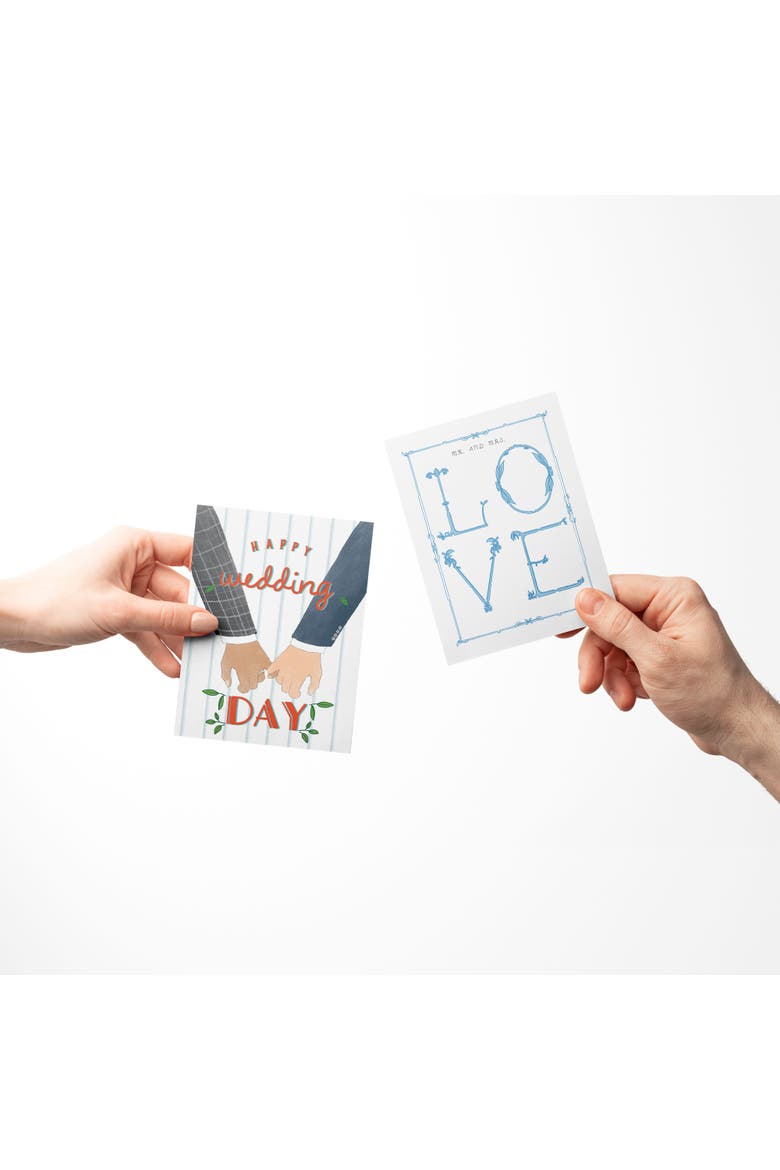 Wedding Greeting Card Pack (3ct) "Love, Forever Knot, Happy Wedding Day Guys", Alternate, color, Multi-Pack