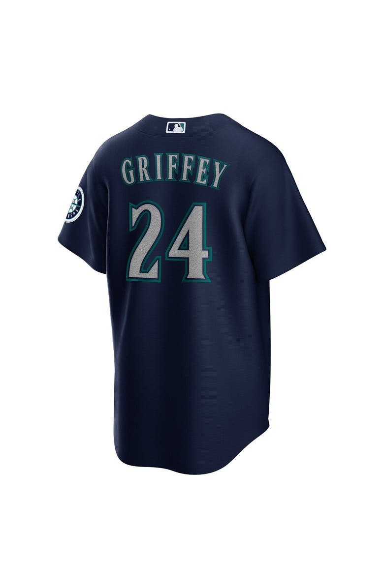 Nike Men's Nike Ken Griffey Jr. Navy Seattle Mariners Alternate Replica Player Jersey, Alternate, color,