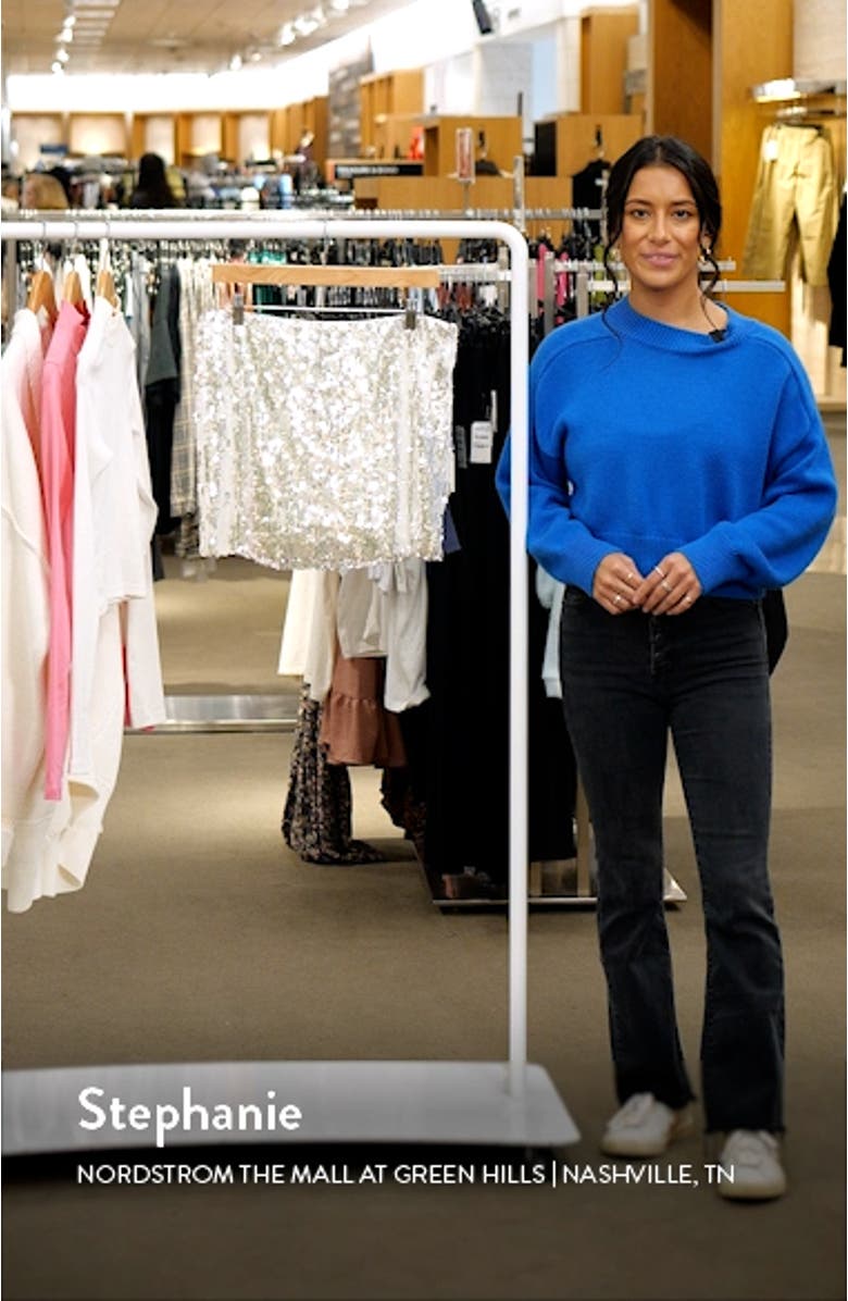 x Jourdan Sloane Lily Sequin Miniskirt, sales video thumbnail