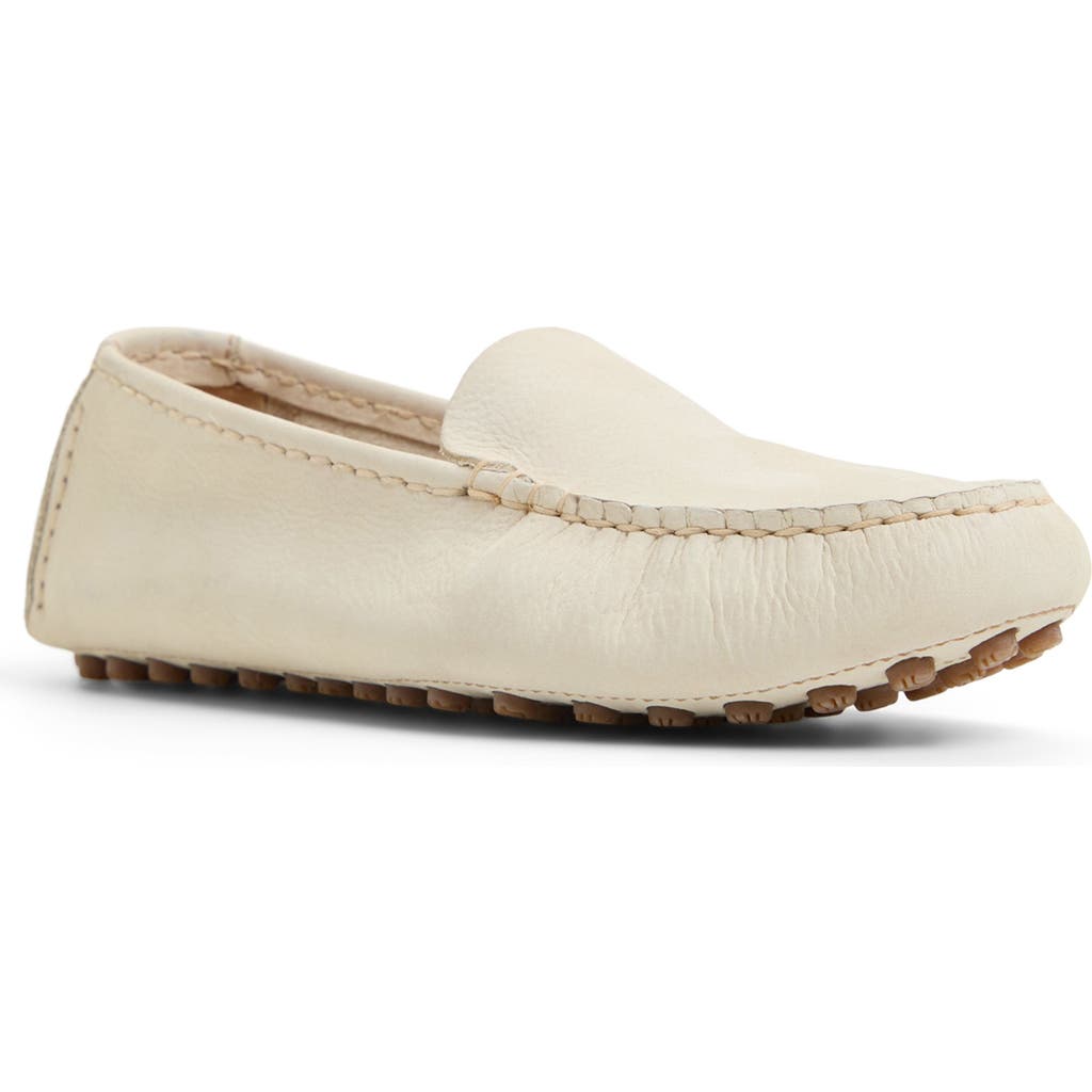 Sperry Top-sider® Sperry Port Driving Shoe In Bone Leather Nubuck