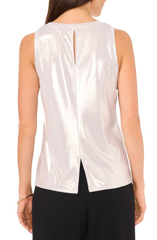 VINCE CAMUTO VINCE CAMUTO FOIL FINISH SLEEVELESS TOP 