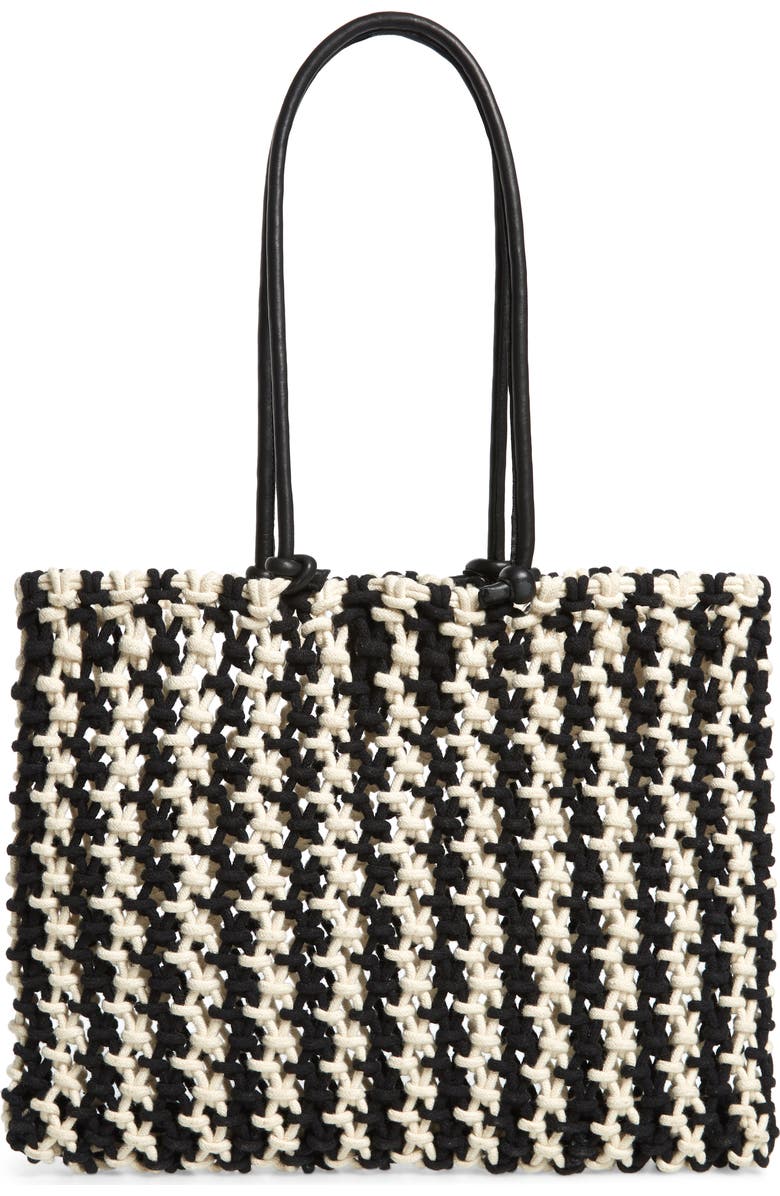 Clare V. Sandy Net Tote, Alternate, color,