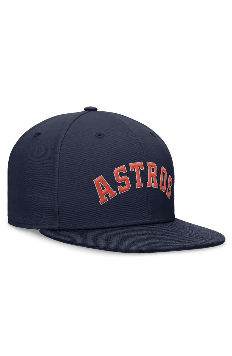 Nike Men's Nike Navy Houston Astros Evergreen Performance Fitted Hat, Alternate, color, Navy