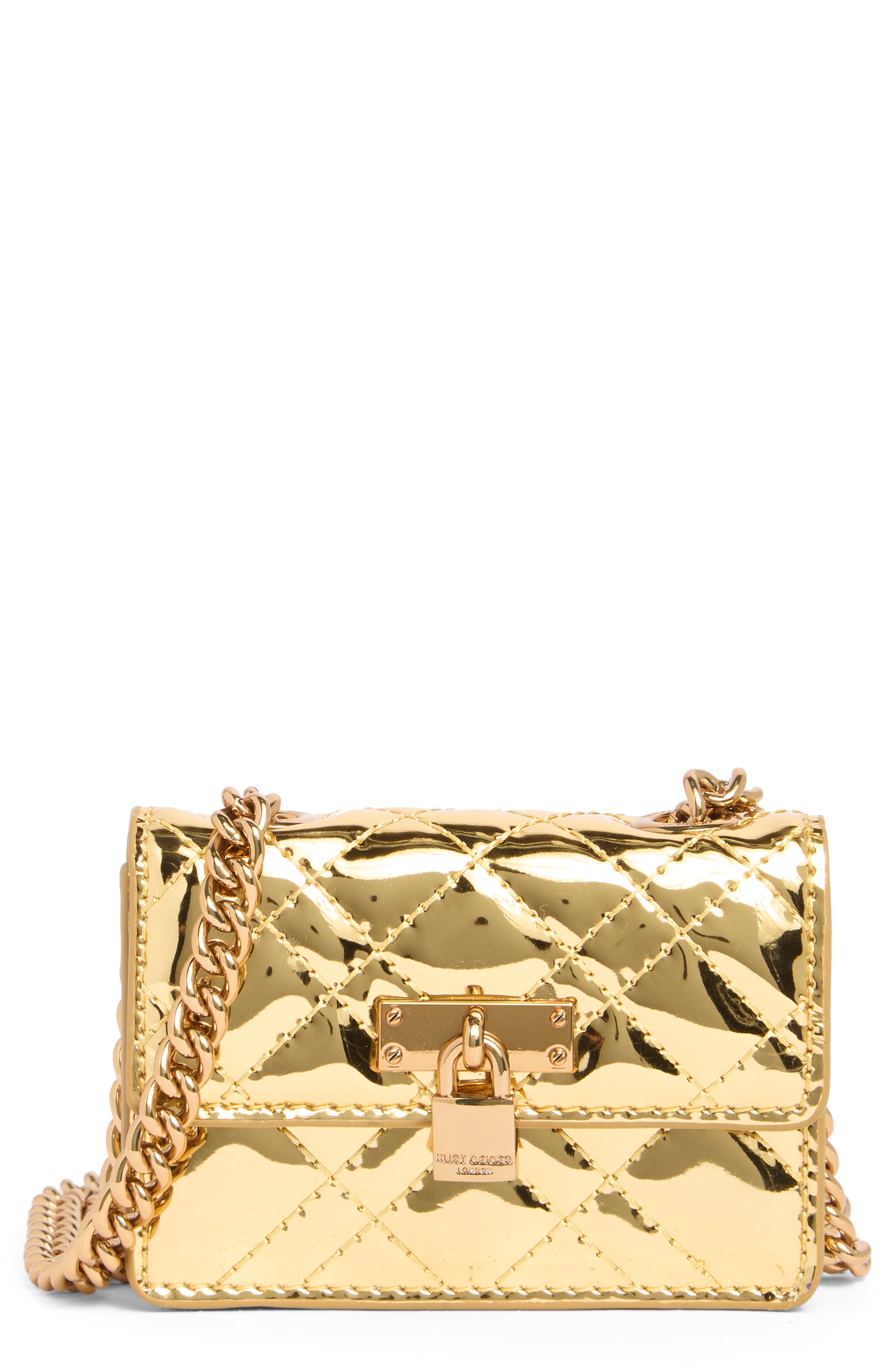 Kurt Geiger London Micro Brixton Quilted Shoulder Bag, Main, color, 