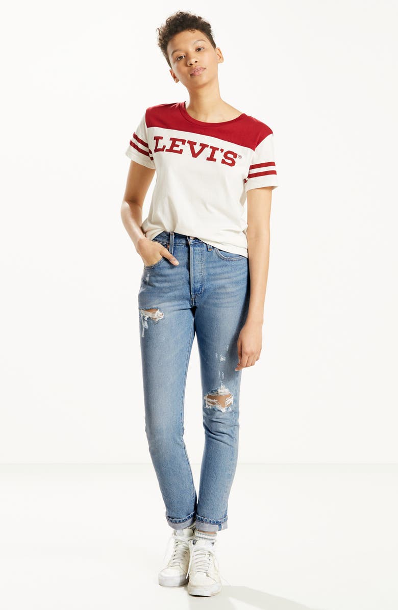 Levi's<sup>®</sup> 501 Skinny Jeans, Alternate, color, Cant Touch This