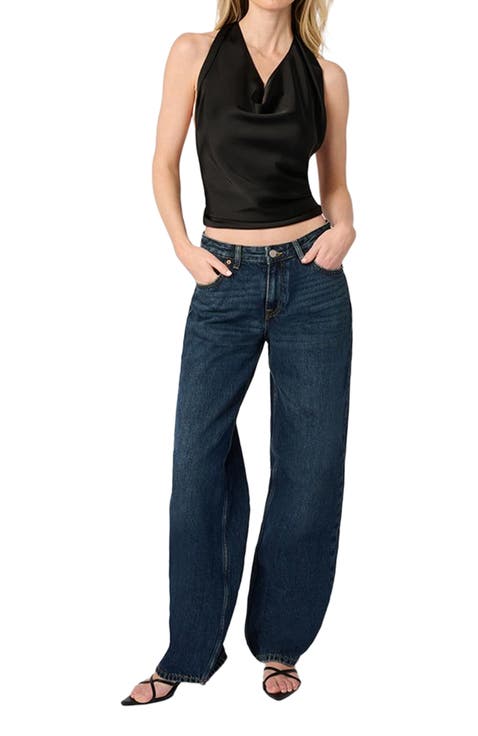 Halter Cowl Neck Top