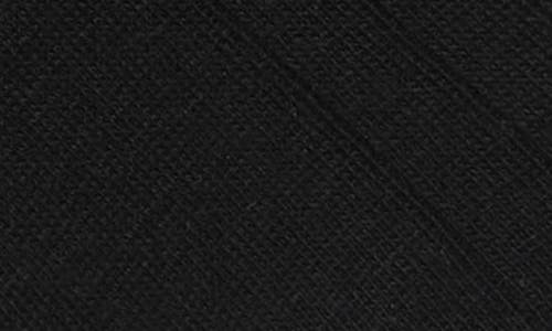 Burberry Everyday Ekd Embroidered Wool Blend Crew Socks In Black