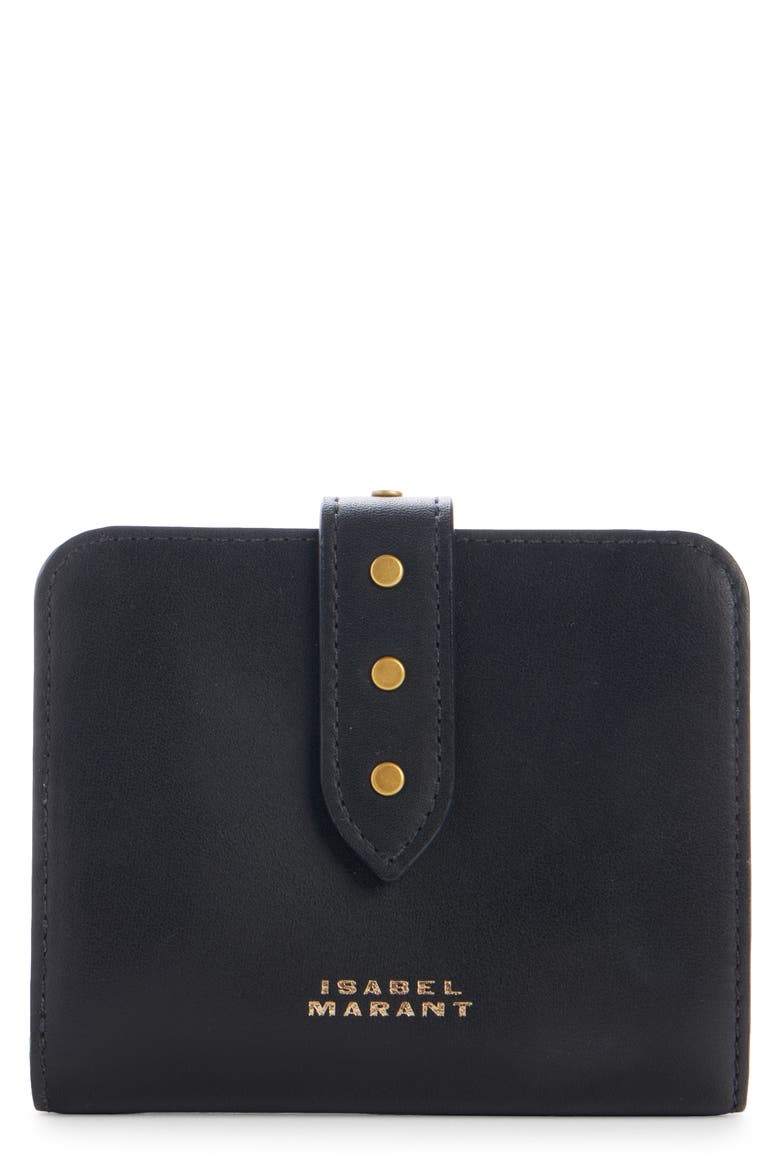 Oskan Leather Wallet, Main, color, BLACK