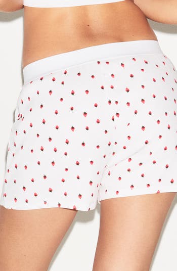 Rib Stretch Cotton Loose Boxers