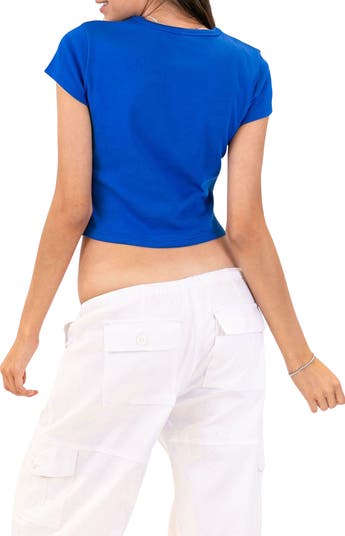 'Do Not Disturb' Crop Graphic Tee