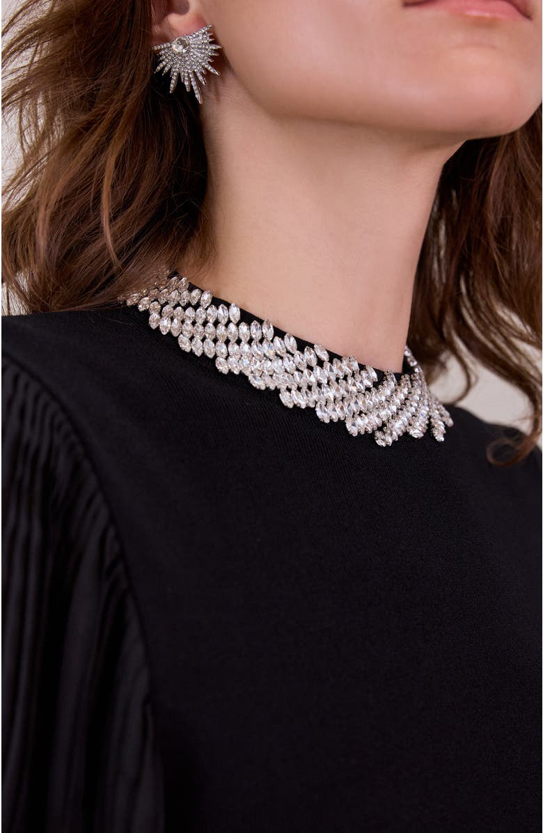 Anne Fontaine Brianca Top, Alternate, color, Black