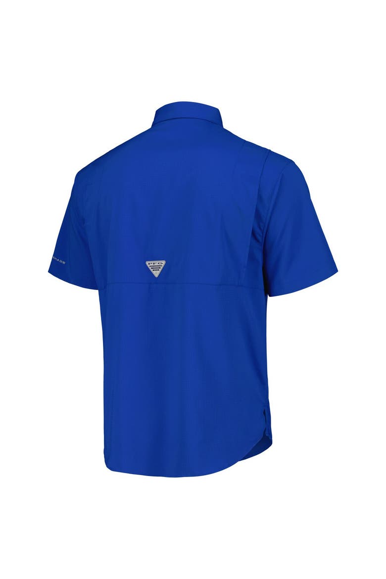 Men's Columbia Royal Chicago Cubs Tamiami Omni-Shade Button-Down Shirt, Alternate, color, Royal