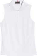 G/FORE Sleeveless Stretch Polo Top