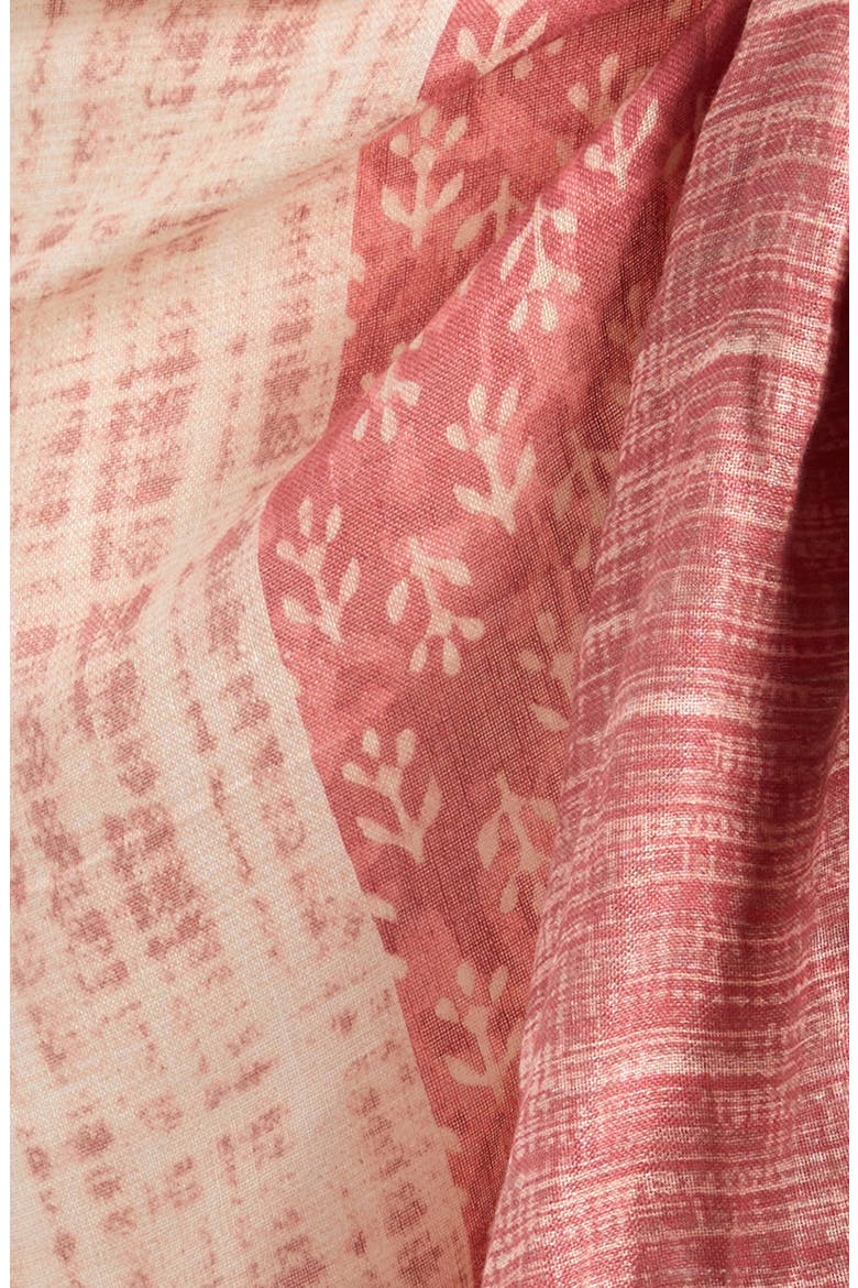 Sun Valley Patchwork Pareo, Alternate, color, DUSTY ROSE