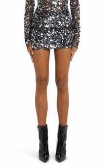 TOM FORD Sequin Mesh Miniskirt