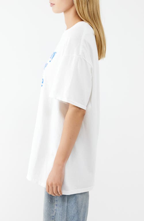 Bdg Urban Outfitters Al Dente Oversize Cotton Graphic T-shirt In White