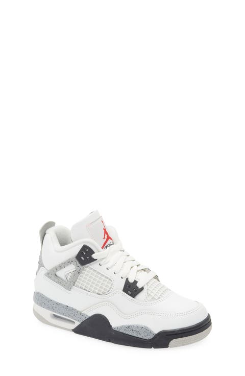 Air Jordan 4 Retro Basketball Sneaker (Baby, Walker, Toddler, Little Kid & Big Kid)