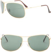 Ray-Ban 64mm Aviator Sunglasses
