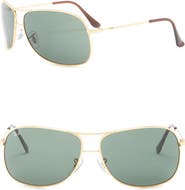 Ray-Ban 64mm Aviator Sunglasses