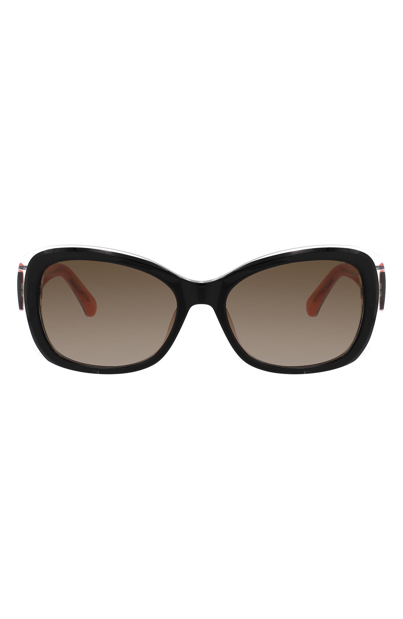 elowen 55mm gradient rectangular sunglasses