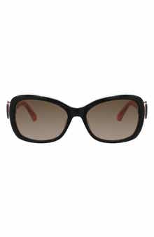 elowen 55mm gradient rectangular sunglasses
