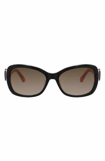 elowen 55mm gradient rectangular sunglasses