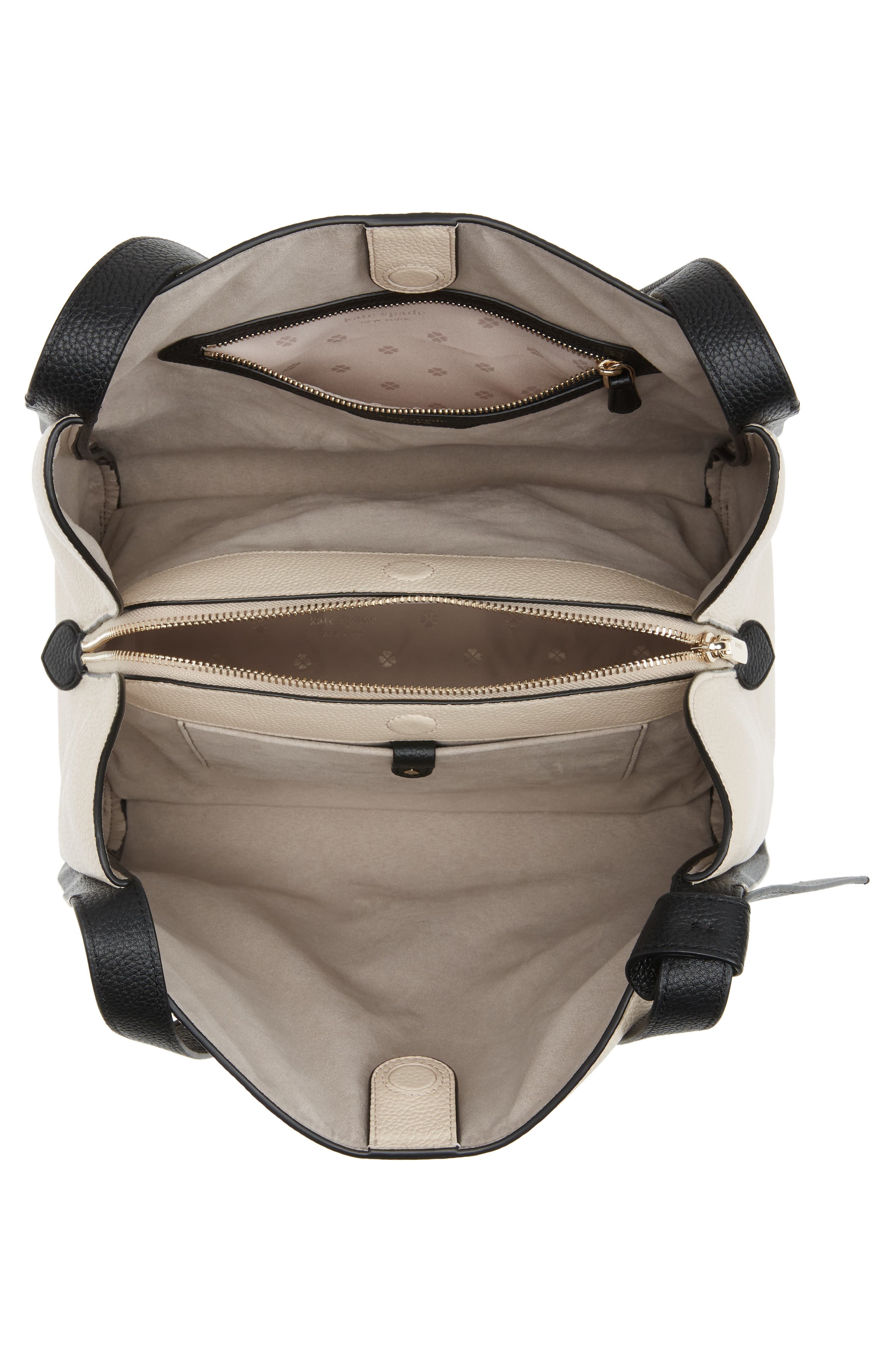 Kate Spade New York knott colorblocked pebble leather tote, Alternate, color, 