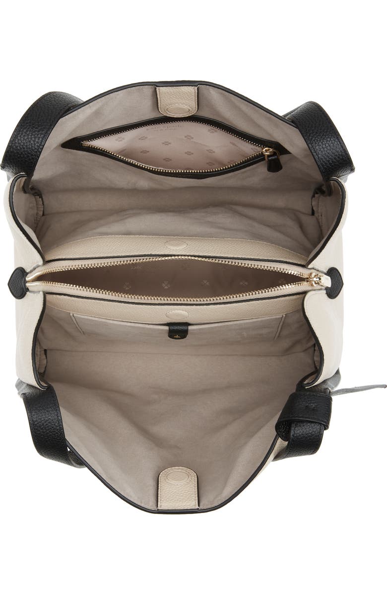 Kate Spade New York knott colorblocked pebble leather tote, Alternate, color,