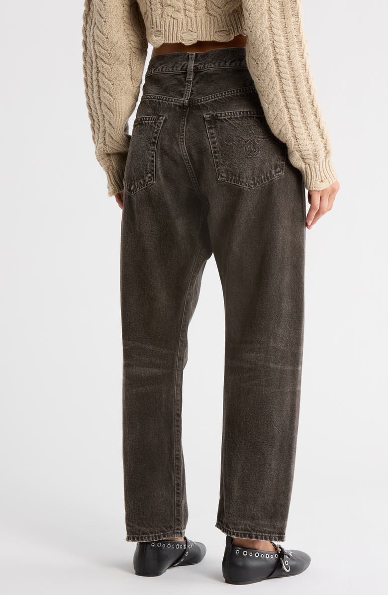 R13 Crossover Straight Leg Jeans, Alternate, color, Mud Grey