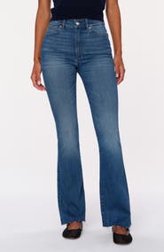 DL1961 Bridget Instasculpt Raw Hem High Waist Bootcut Jeans